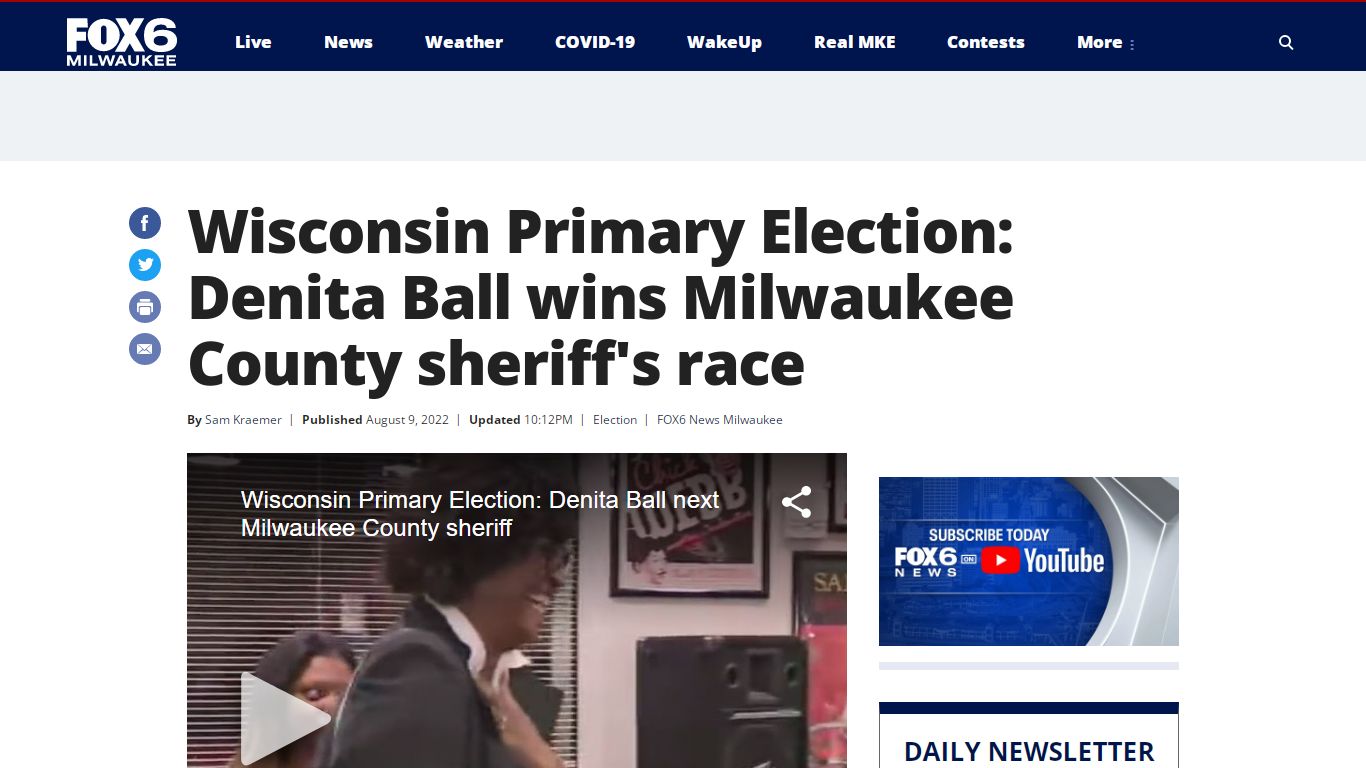 Wisconsin Primary Election: Denita Ball wins Milwaukee County sheriff's ...