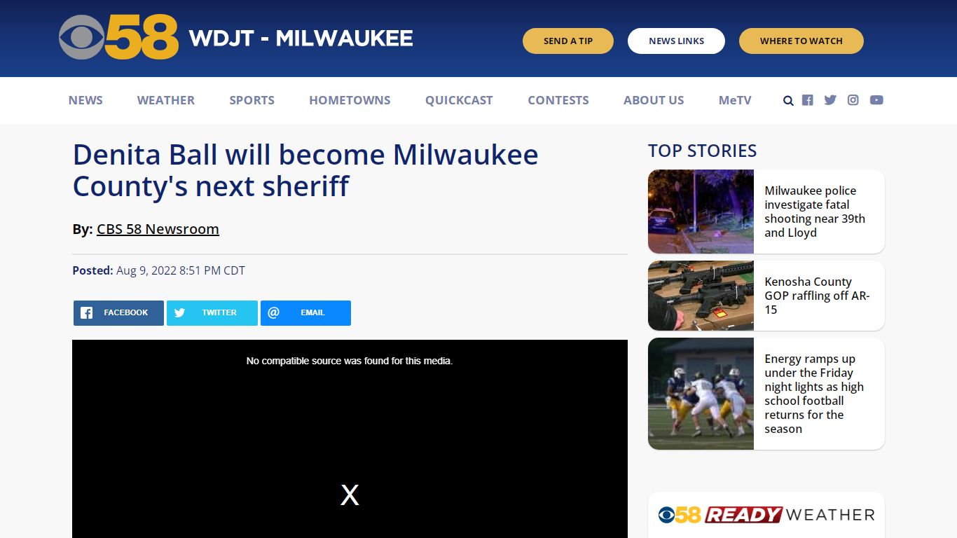Denita Ball will become Milwaukee County's next sheriff